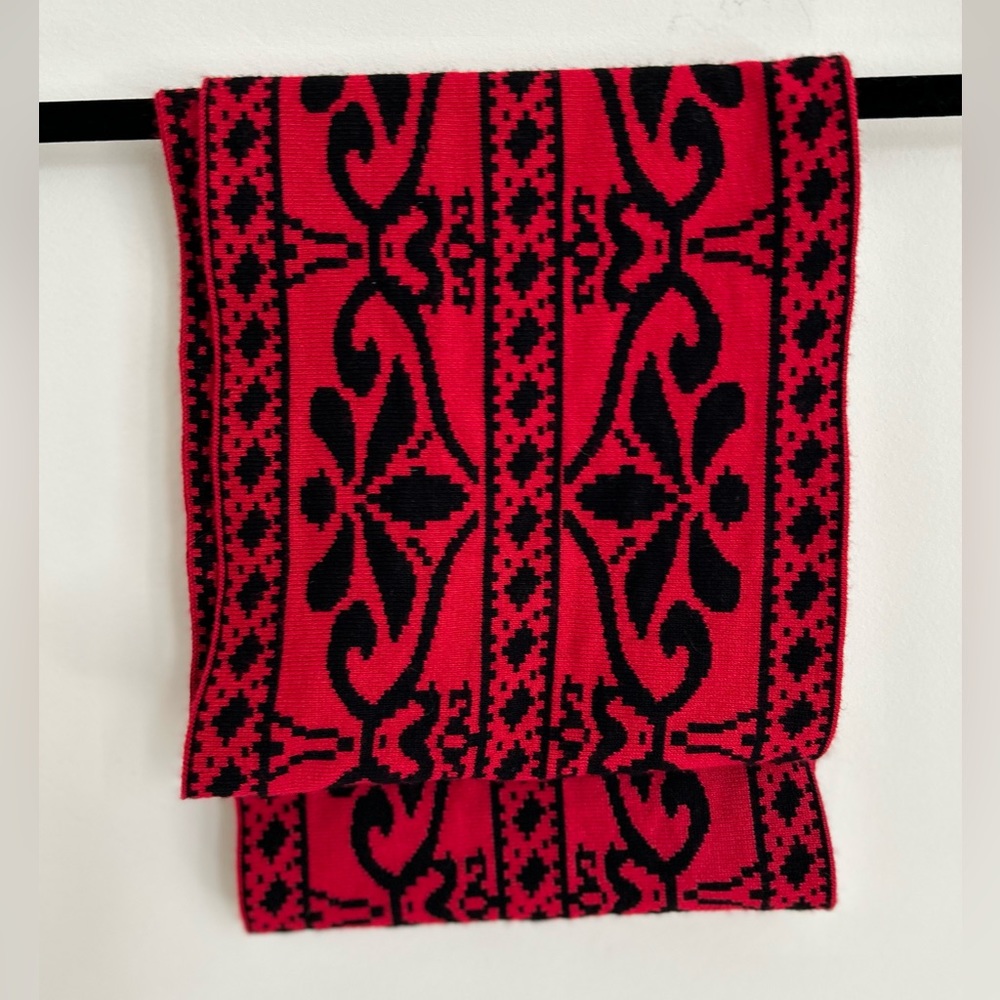 Red and Black Infinity Cowl Scarf - Belk - Picture 2 of 6